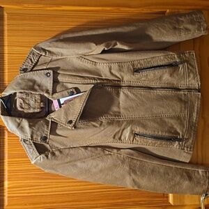 Small Sebby Light Faux Leather Jacket